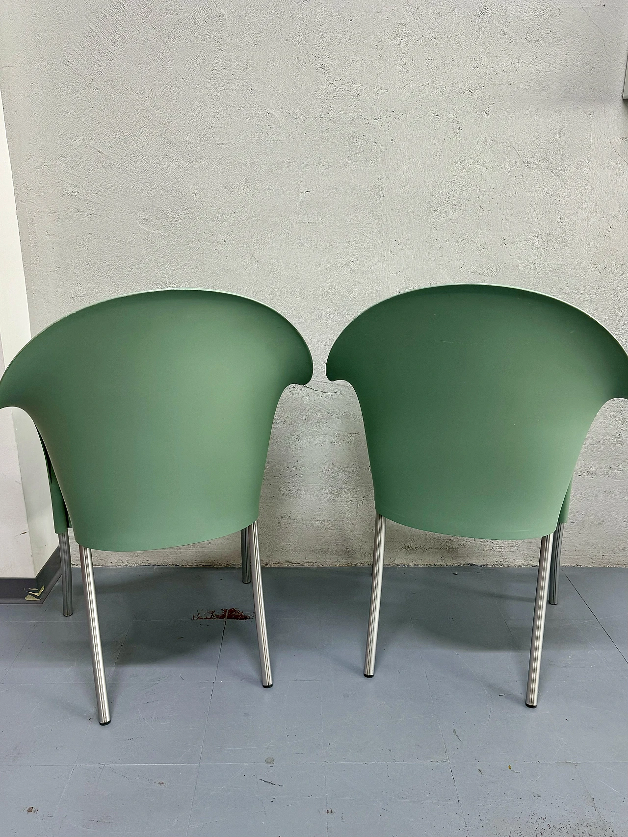 Pair of Lord Yo armchairs by P. Starck for Driade, 2000s 4