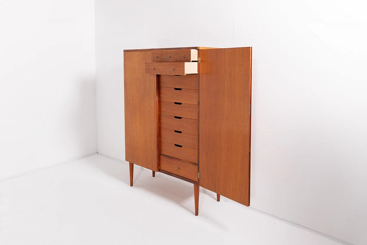 Small scandinavian wardrobe cabinet, 1960s 3