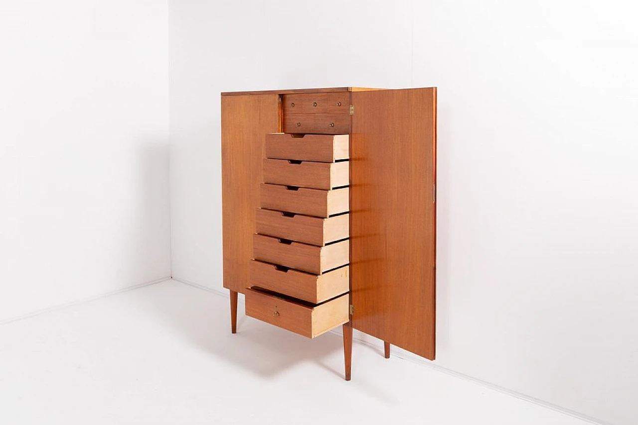 Small scandinavian wardrobe cabinet, 1960s 4