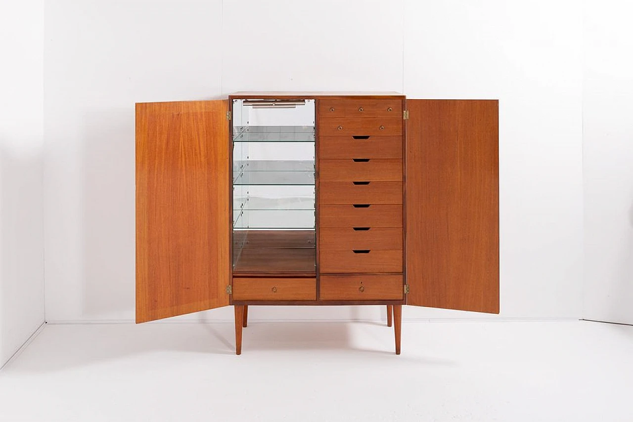 Small scandinavian wardrobe cabinet, 1960s 5