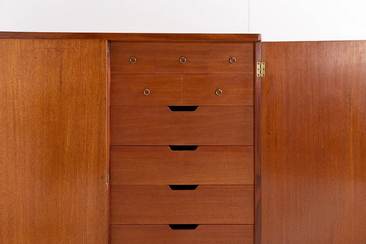 Small scandinavian wardrobe cabinet, 1960s 8