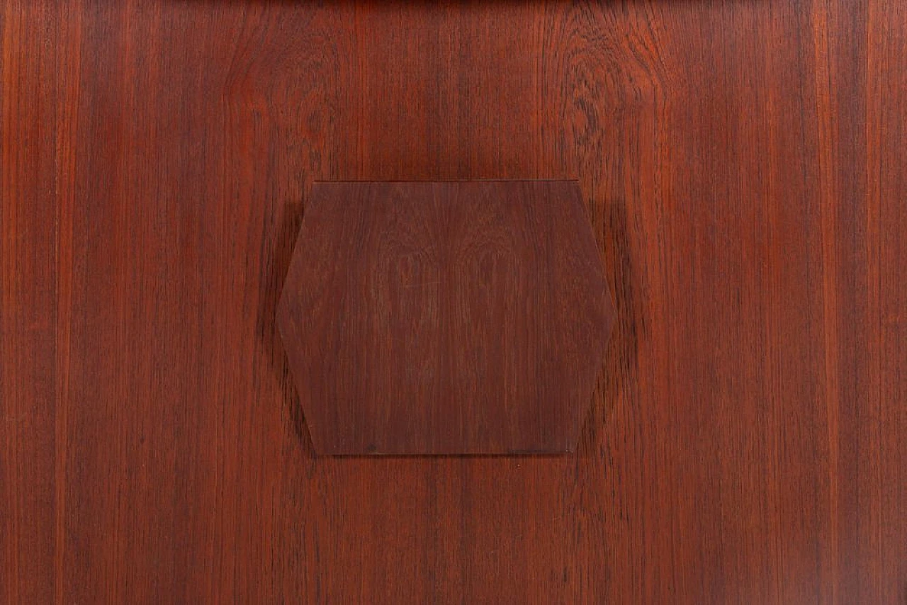 Danish teak veneer partition door, 1960s 7