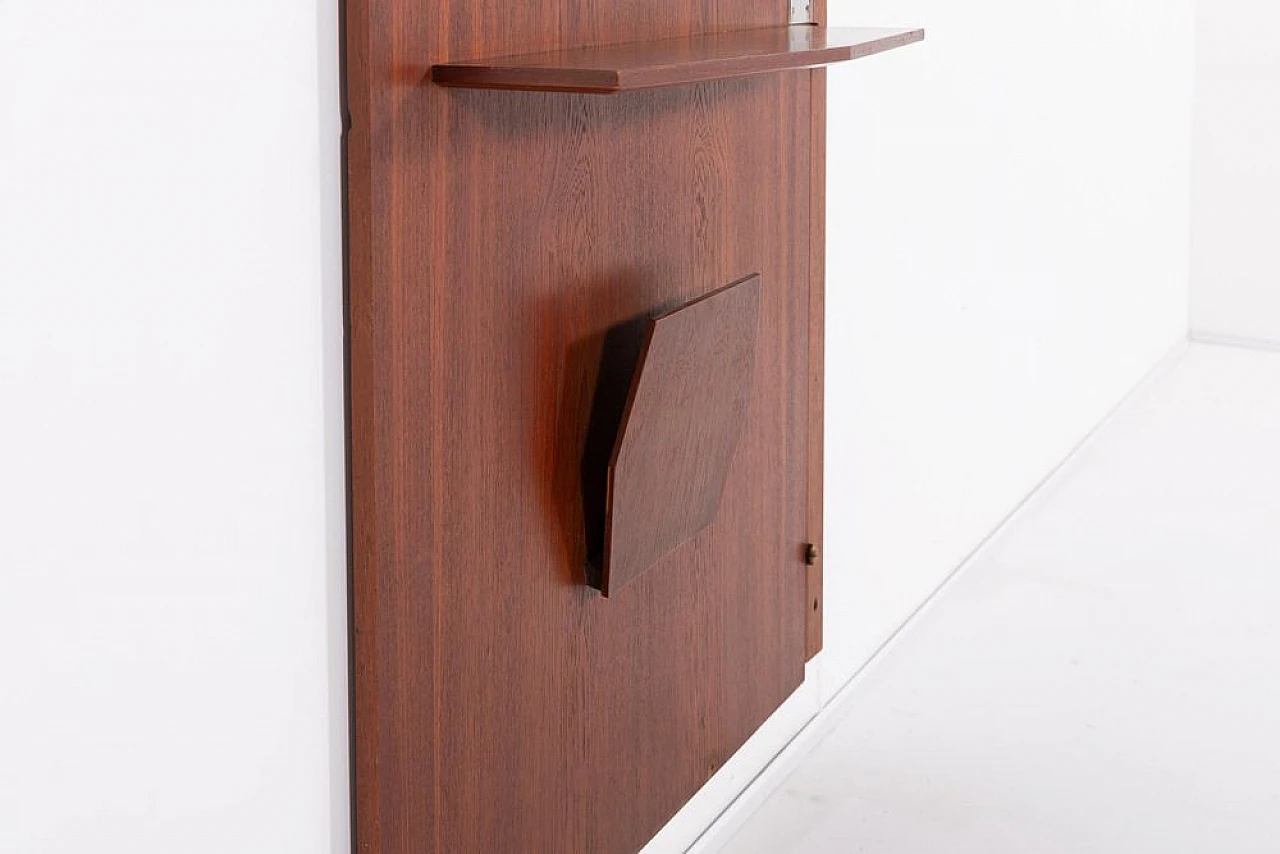 Danish teak veneer partition door, 1960s 8