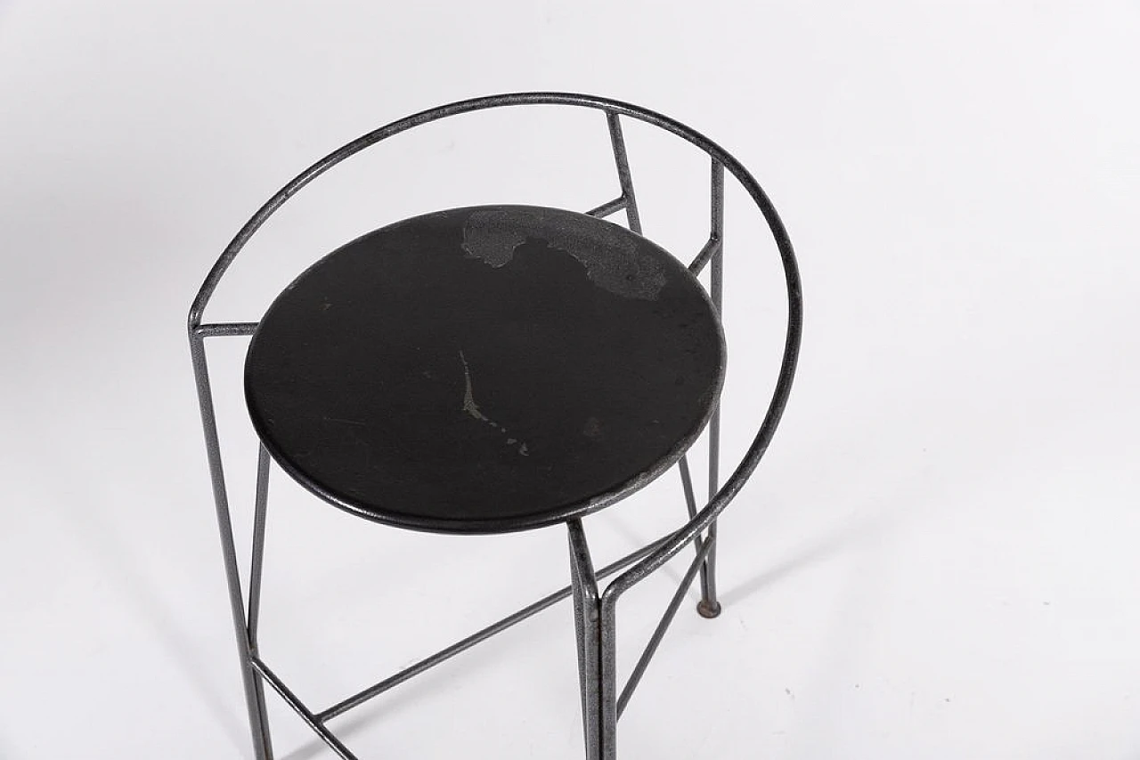 Silver Moon stool by Pascal Mourgue, 1980s 7