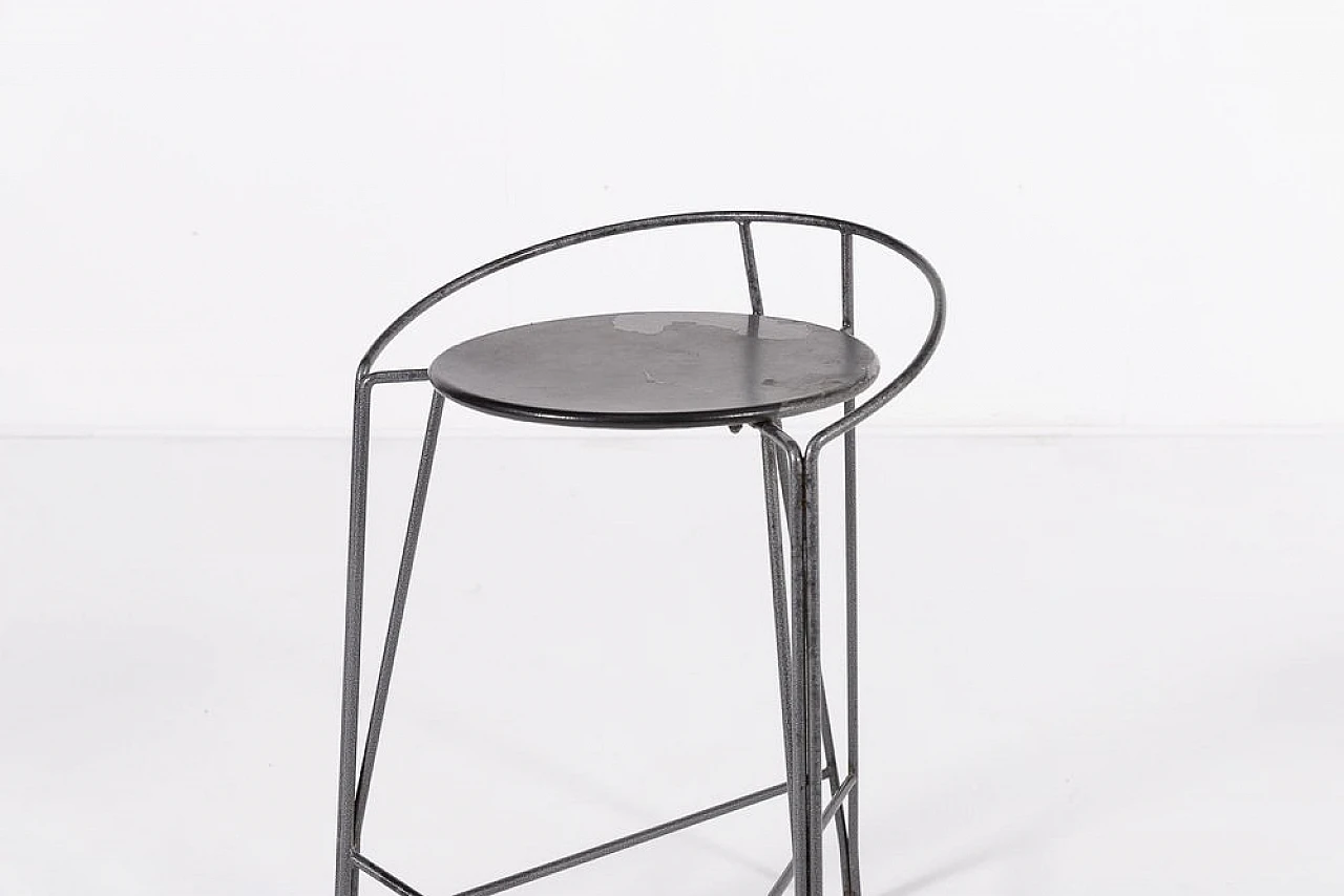 Silver Moon stool by Pascal Mourgue, 1980s 8