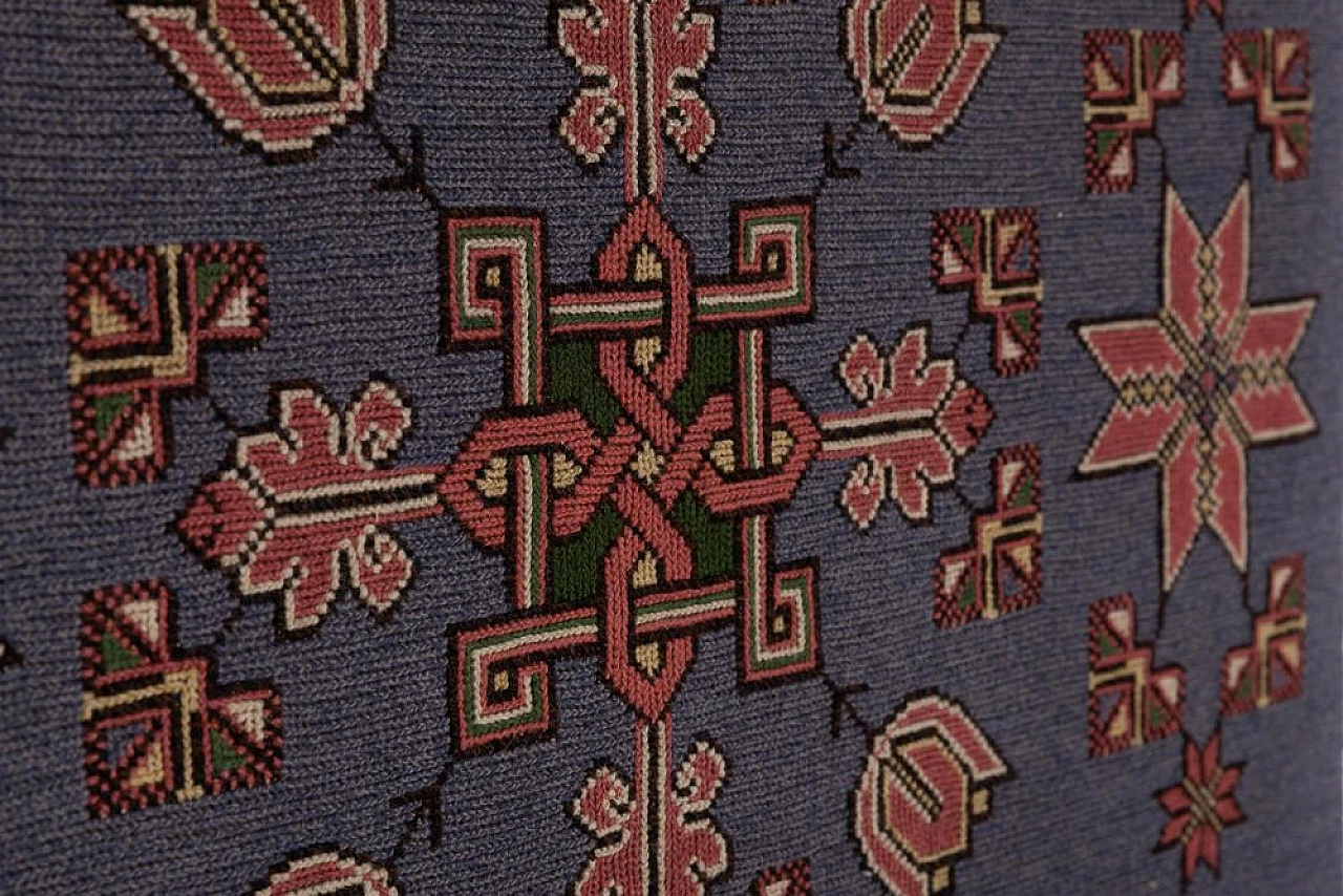 Swedish woven wall art in fabric, 1930s 3