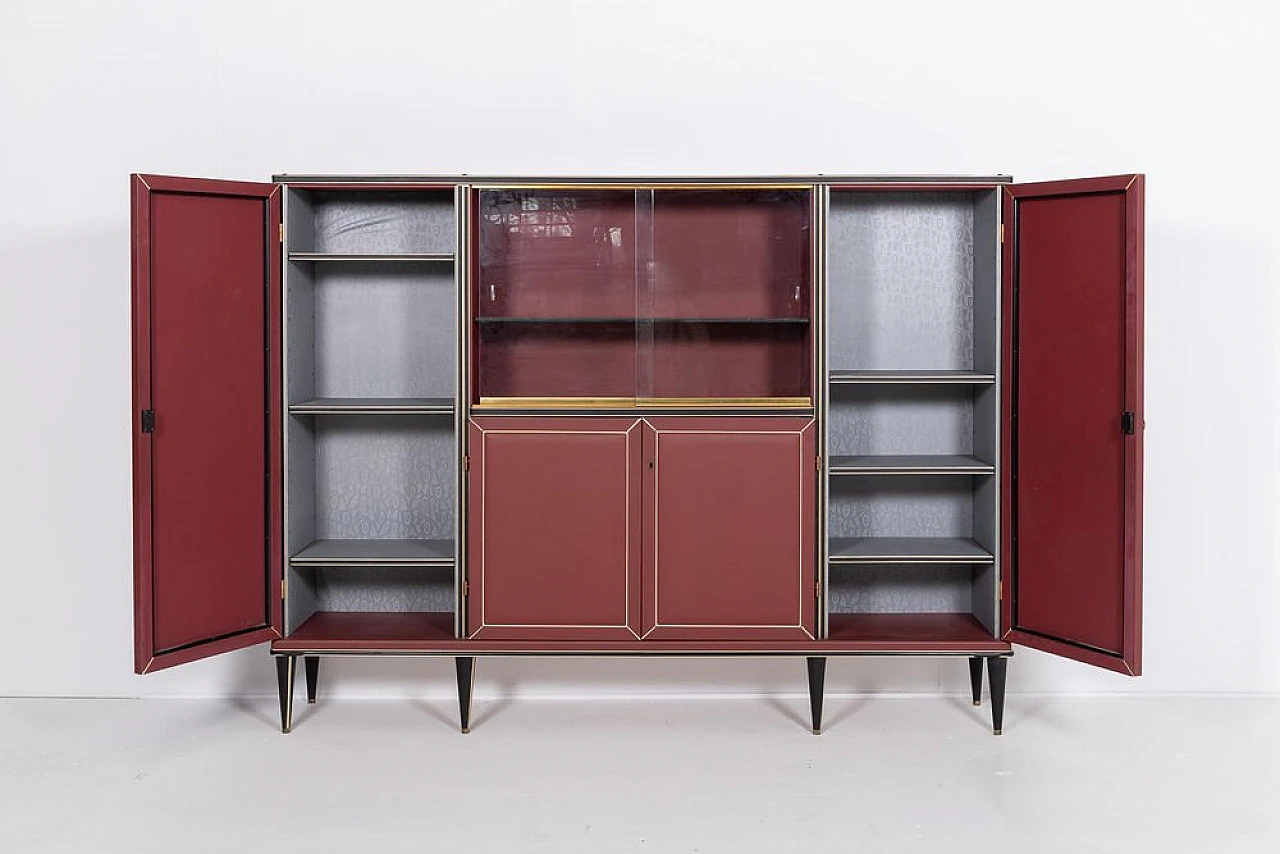 Wooden cabinet by Anonima Castelli, 1950s 3