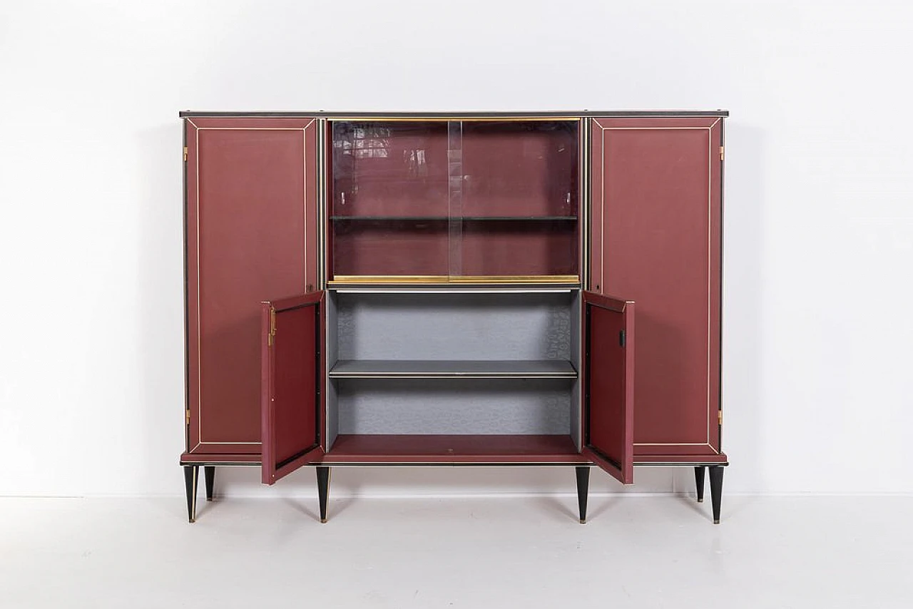 Wooden cabinet by Anonima Castelli, 1950s 4