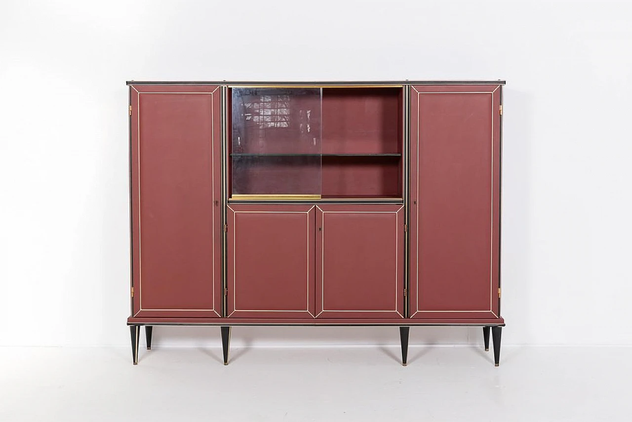 Wooden cabinet by Anonima Castelli, 1950s 5