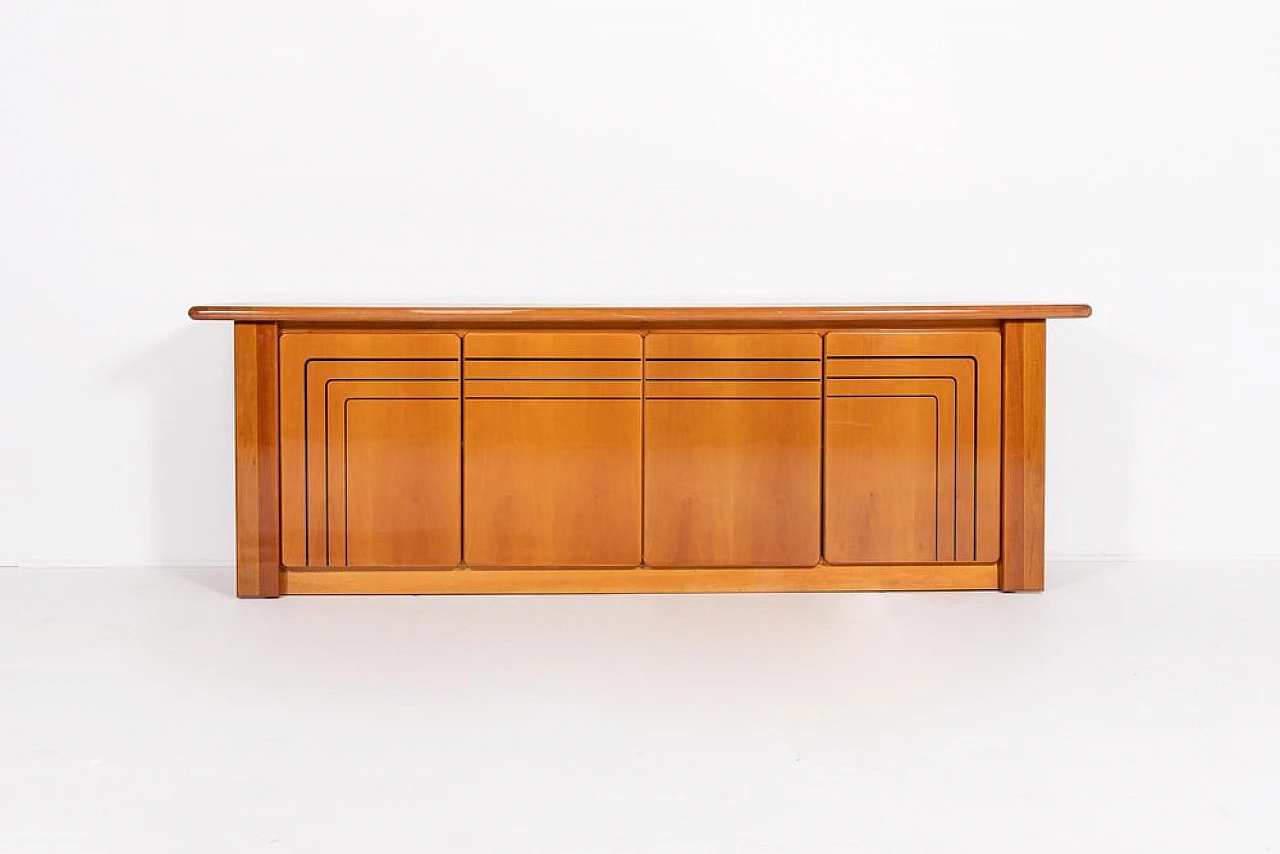 Credenza in legno di Mario Marenco per Mobil Girgi, anni '70 1