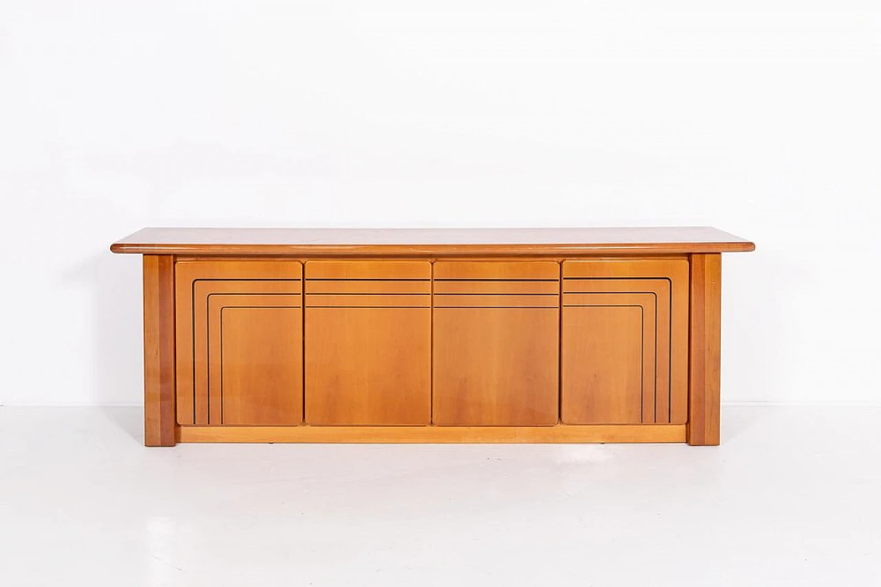 Credenza in legno di Mario Marenco per Mobil Girgi, anni '70 4