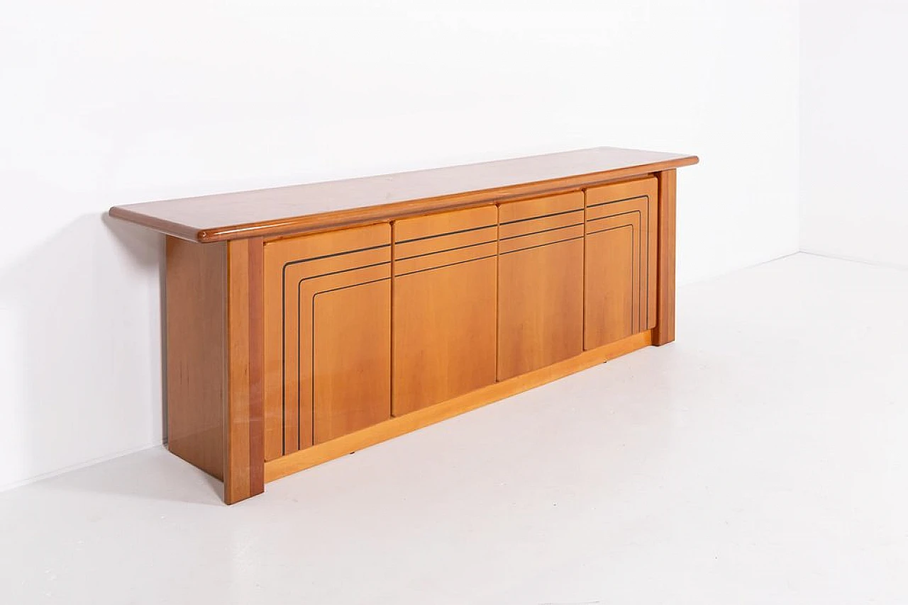 Credenza in legno di Mario Marenco per Mobil Girgi, anni '70 5