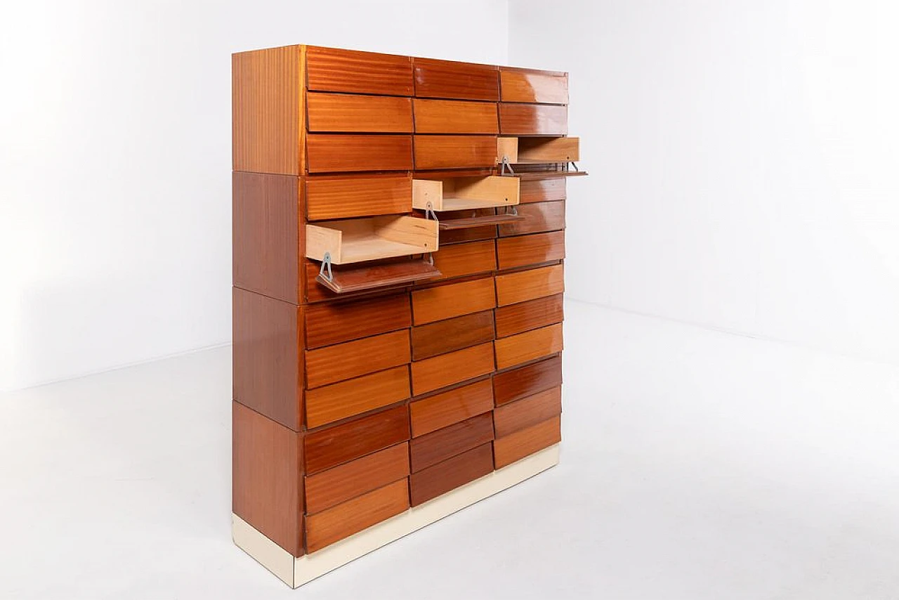 Schirolli chest of drawers in mahogany, 1960s 3