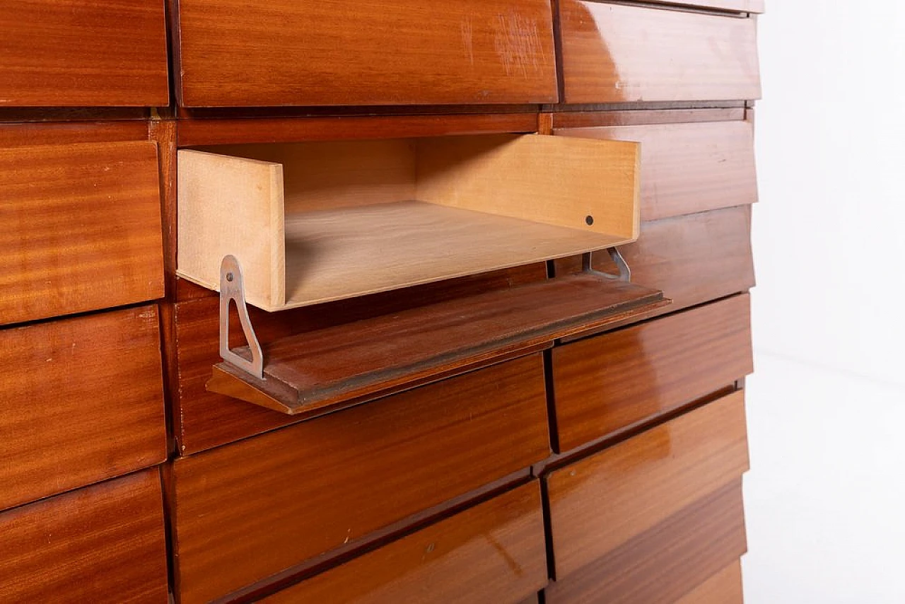 Schirolli chest of drawers in mahogany, 1960s 7