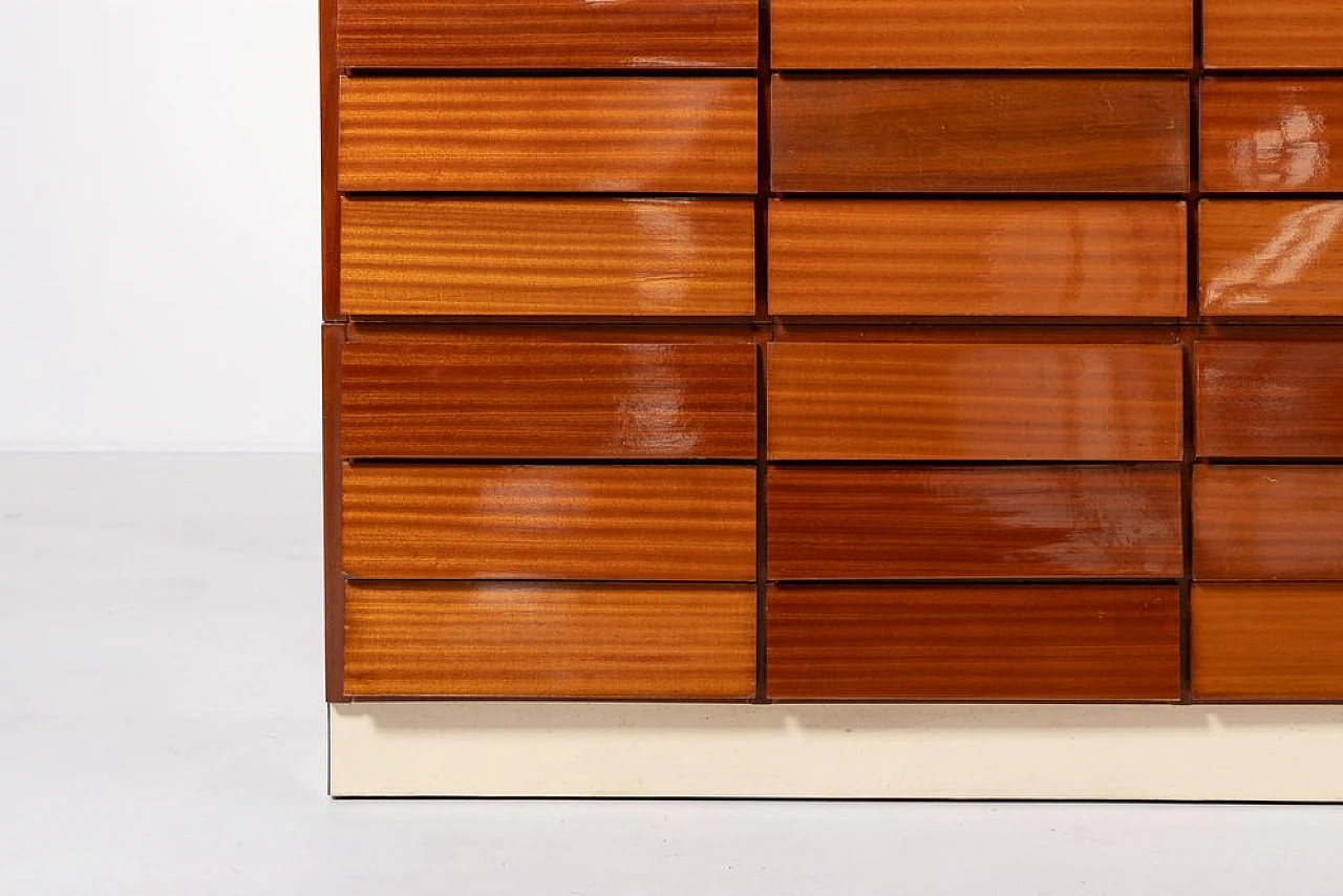 Schirolli chest of drawers in mahogany, 1960s 8