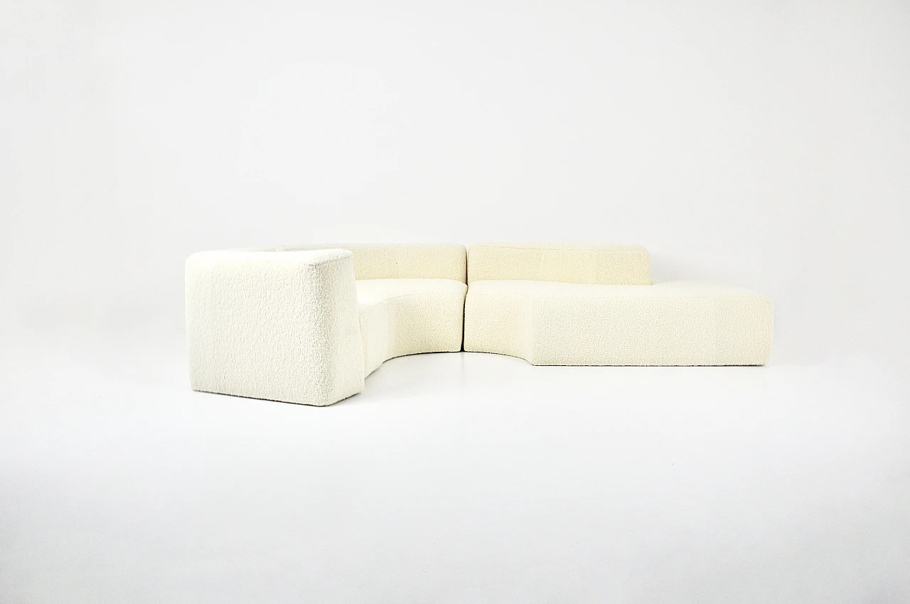 Sofa in R. Pamio, N. Massari and R. Toso style for Stilwood, 1970s 1