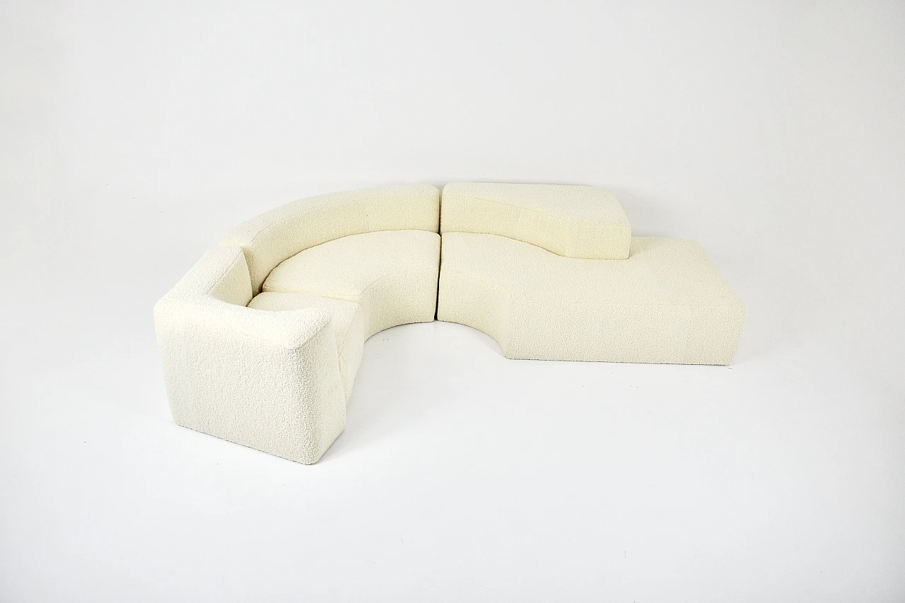 Sofa in R. Pamio, N. Massari and R. Toso style for Stilwood, 1970s 2