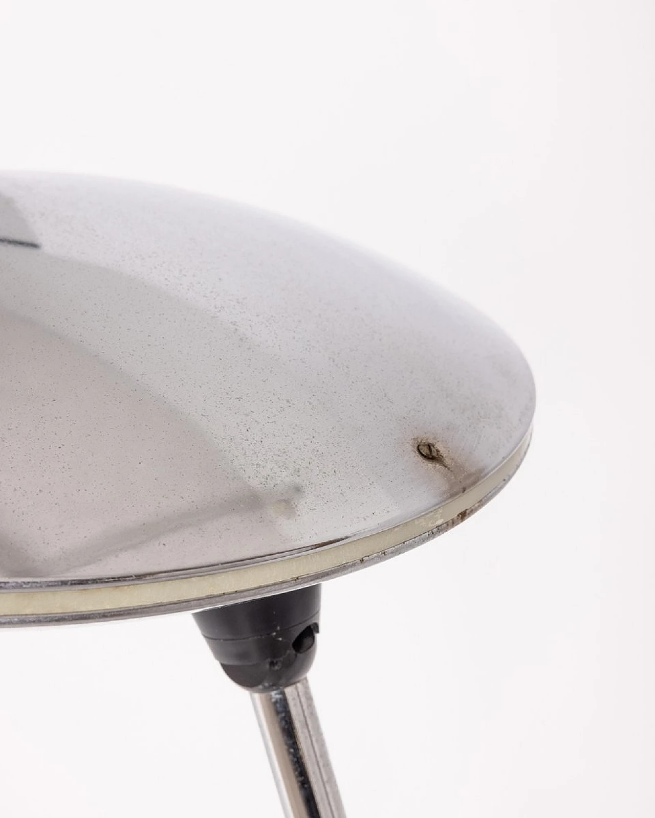 Ufo chromed metal table lamp by Aluminor, 1960s 6