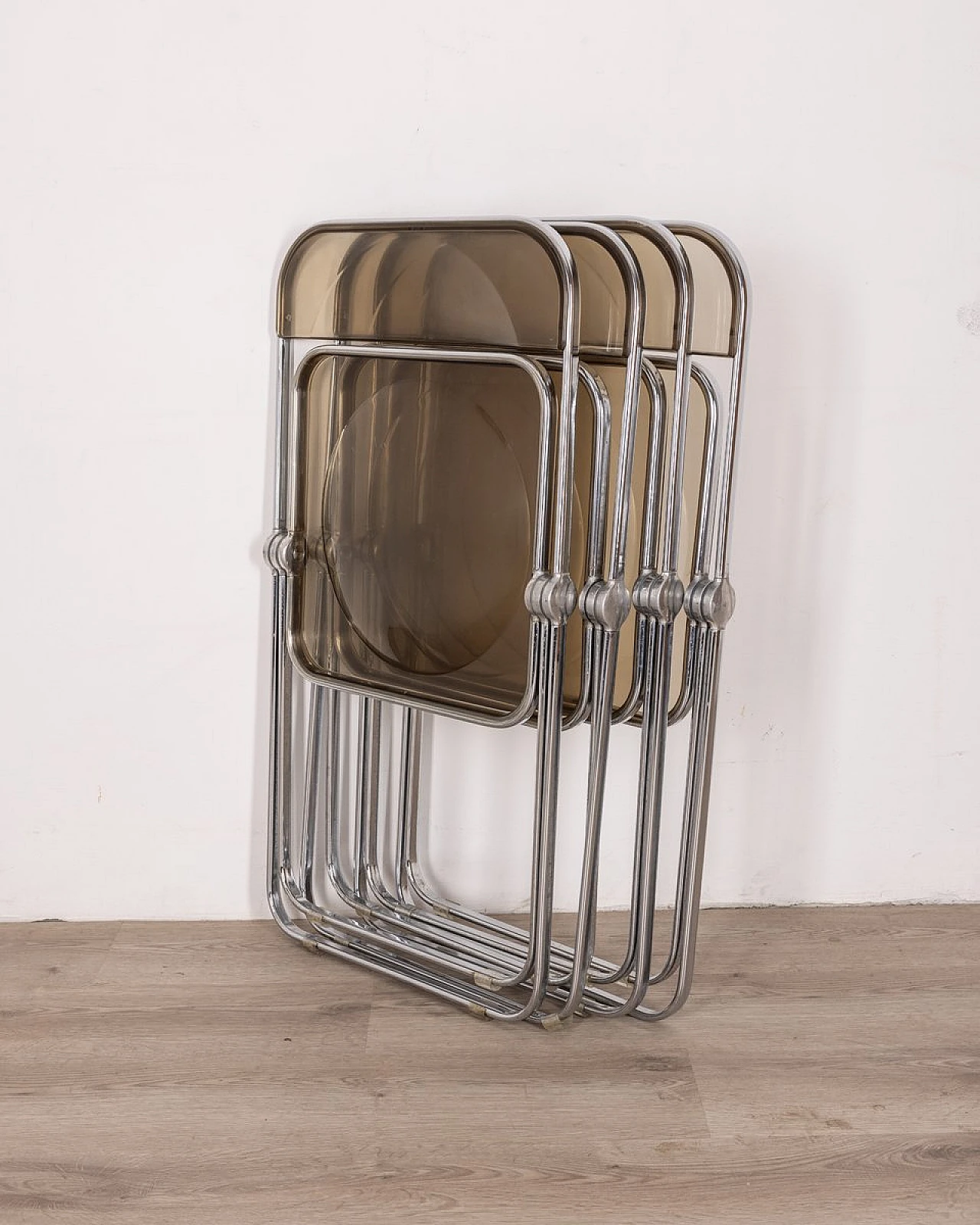 4 Plia chairs by Giancarlo Piretti for Anonima Castelli, 1960s 3