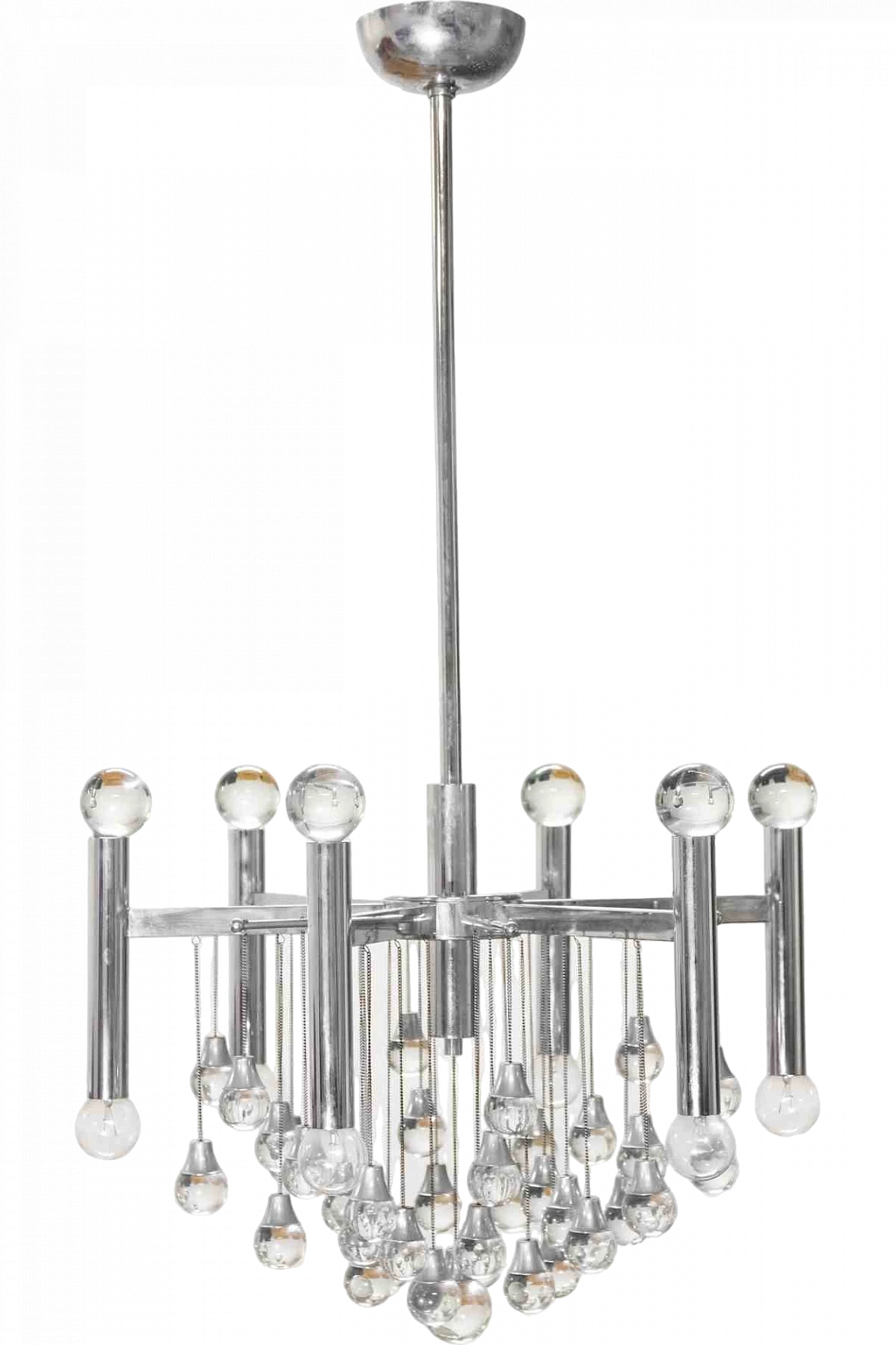 Angelo Gaetano Sciolari, Chandelier Lamp 1960s-1970s 7