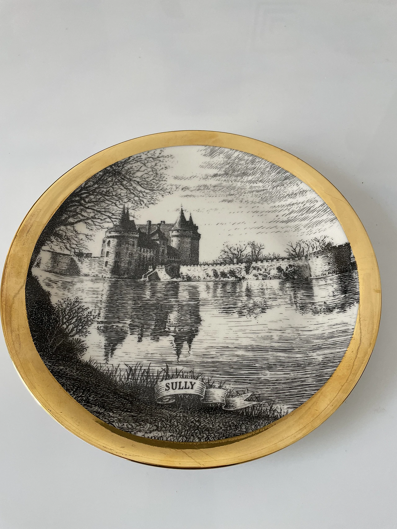 Pair of plates by Piero Fornasetti, 1960s 2