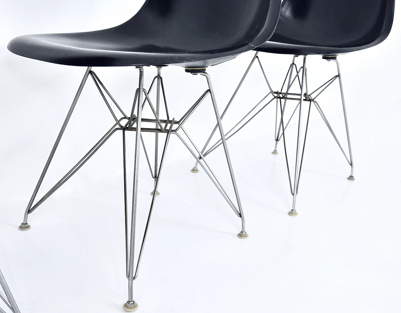 4 Sedie blu DSR di Charles & Ray Eames per Herman Miller, anni '70 8