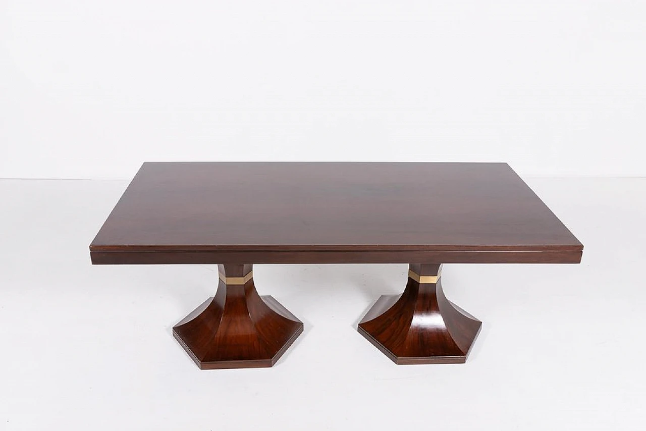 Lacquered walnut table by Carlo De Carli, 1960s 1