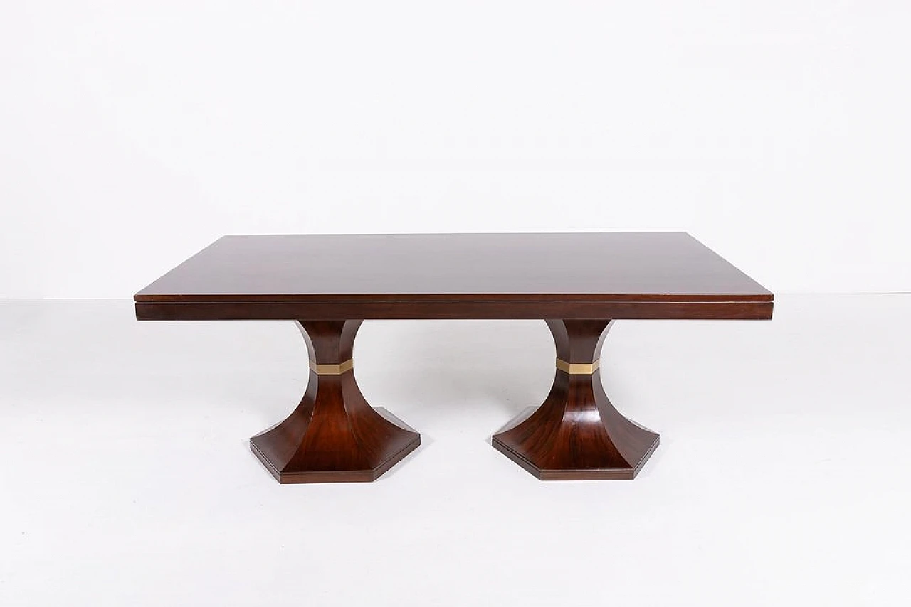 Lacquered walnut table by Carlo De Carli, 1960s 9