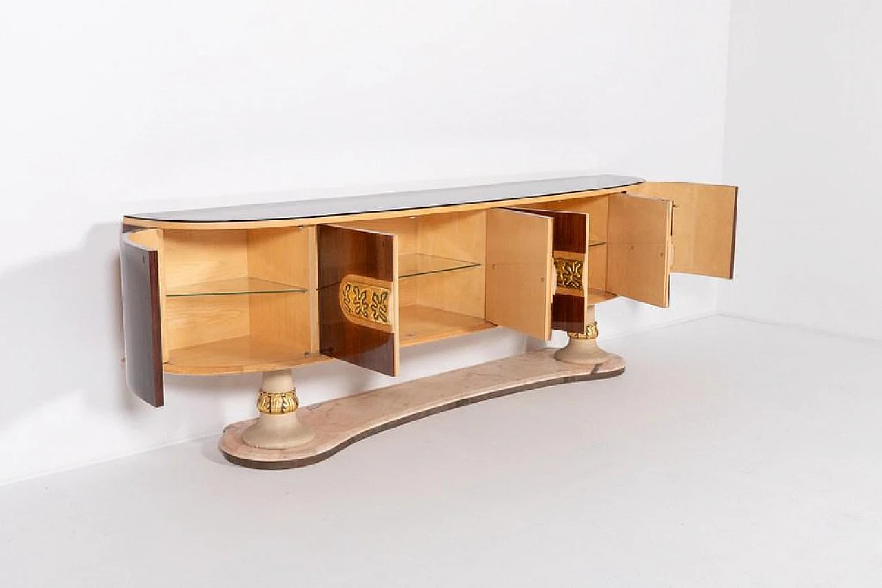 Credenza Mid-Century a buffet di Osvaldo Borsani, anni '50 8