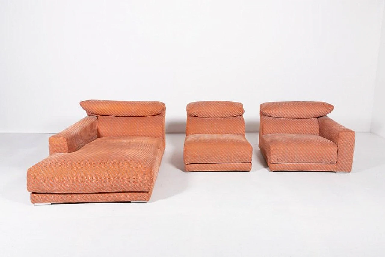 3 Roche Bobois modular lounge sofas, late 20th century 2