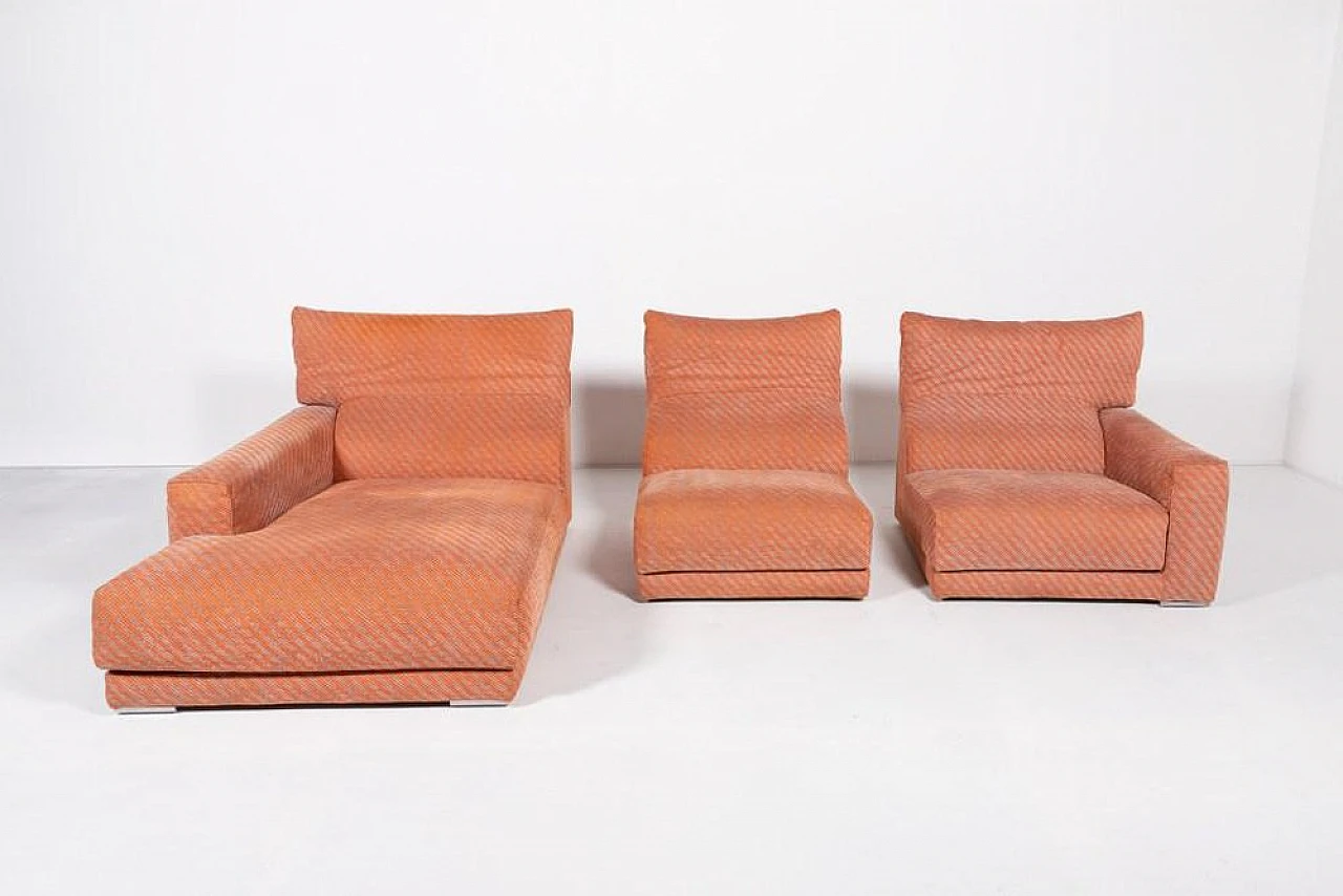 3 Roche Bobois modular lounge sofas, late 20th century 3