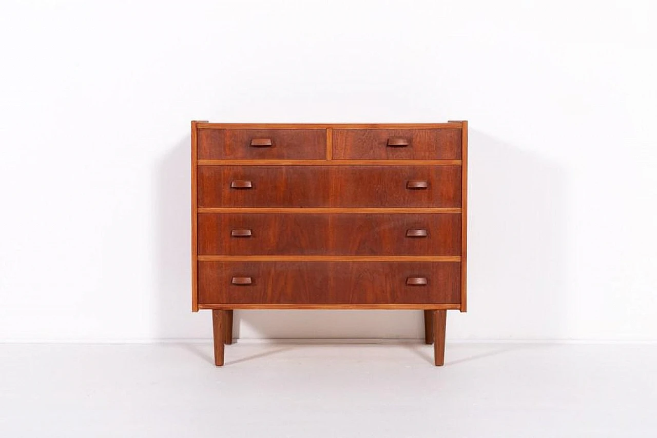 Danish teak chest of drawers, 1960s 1