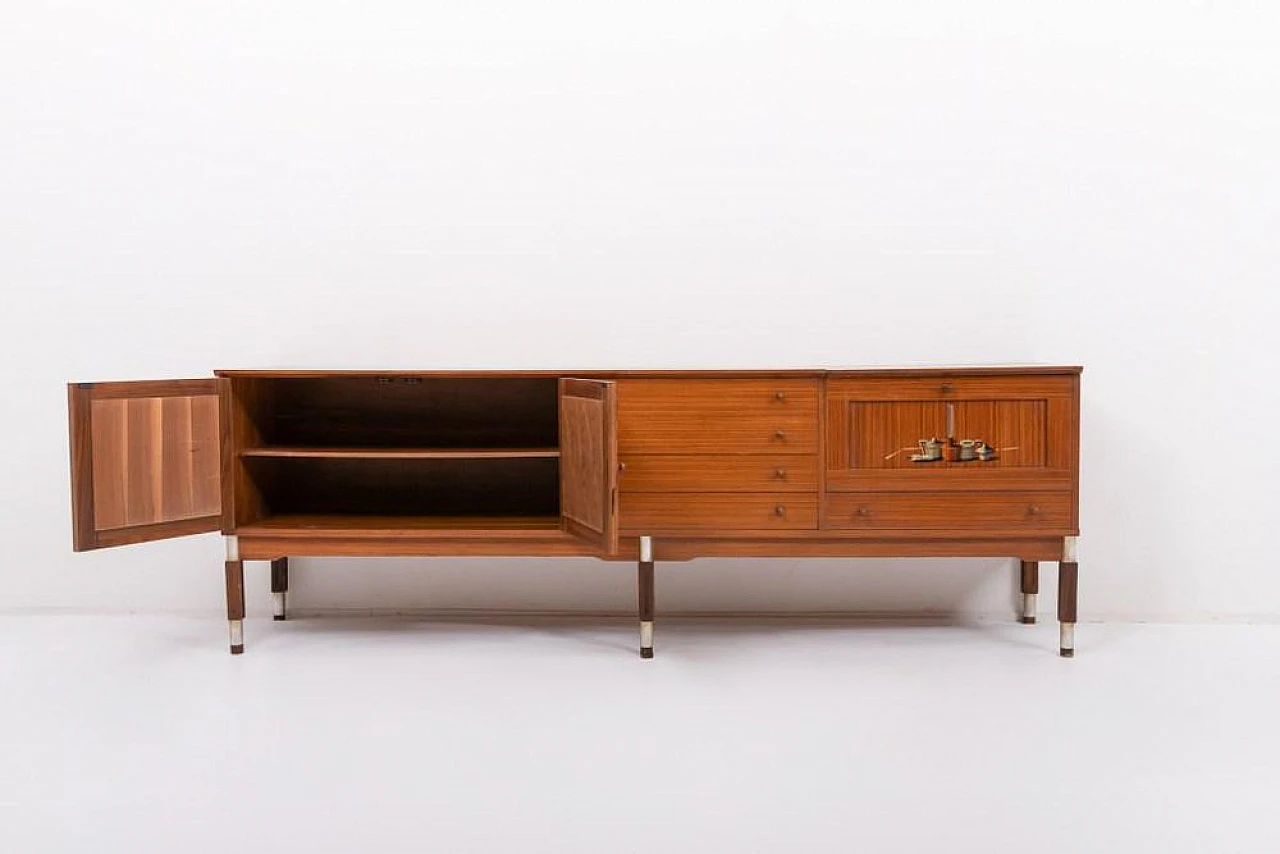 Credenza Mid-Century in legno, anni '50 7