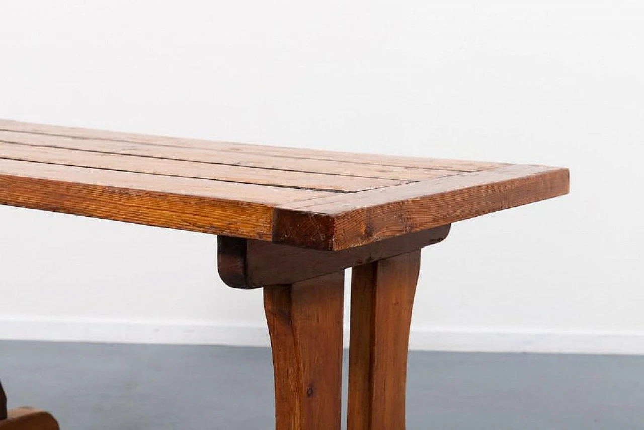 Berga pine coffee table by David Rosen Nordic Company, 1950s 6