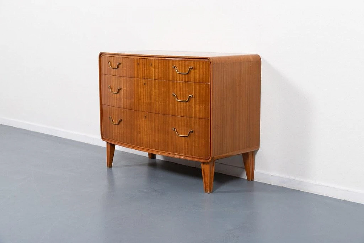 Wooden chest of drawers by Axel Larsson for Bodafors, 1960s 2