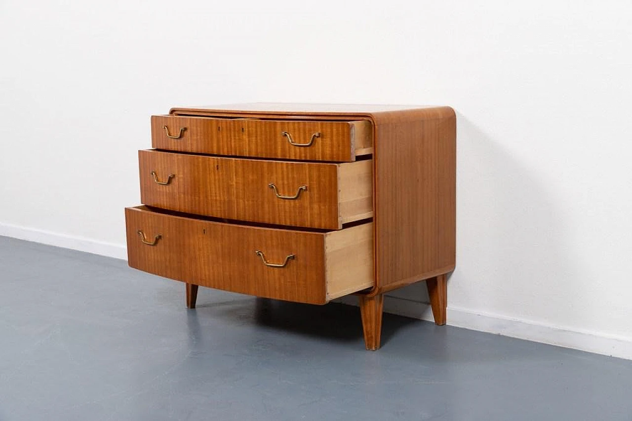 Wooden chest of drawers by Axel Larsson for Bodafors, 1960s 3