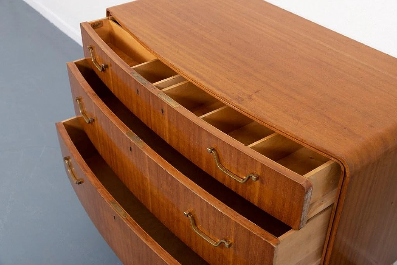 Wooden chest of drawers by Axel Larsson for Bodafors, 1960s 4