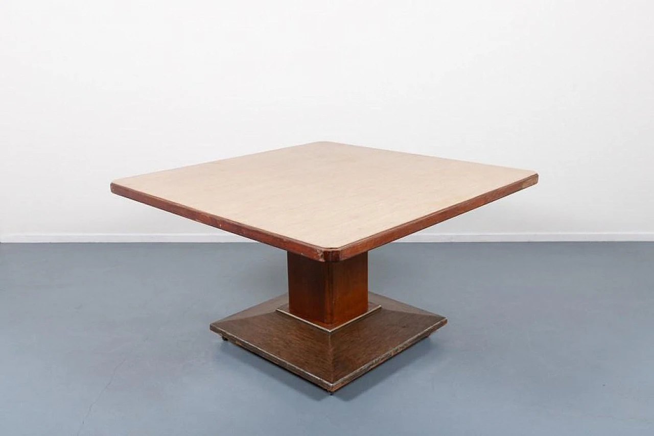 Monumental wooden table by Rud. Rasmussen, 1950s 2