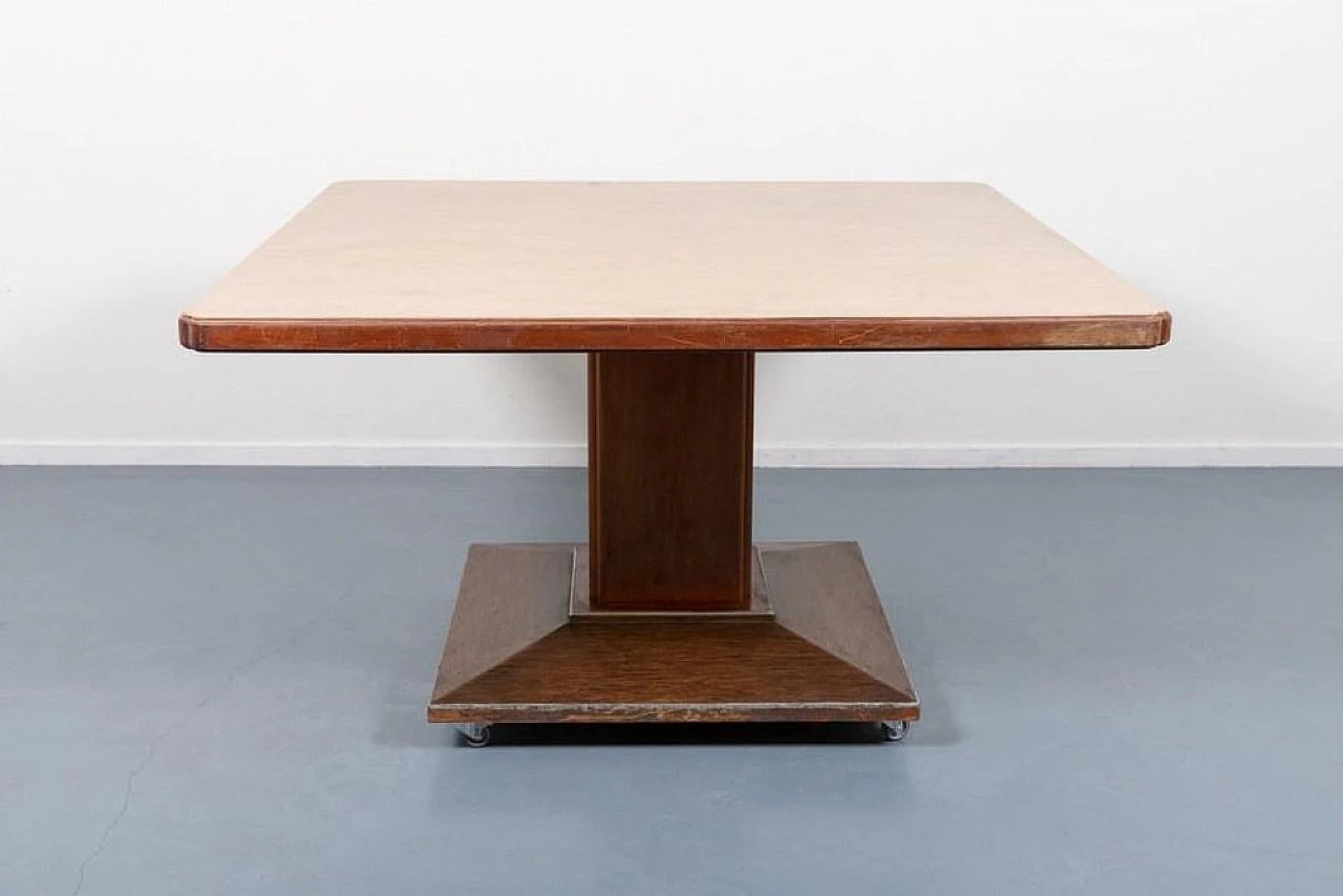 Monumental wooden table by Rud. Rasmussen, 1950s 3