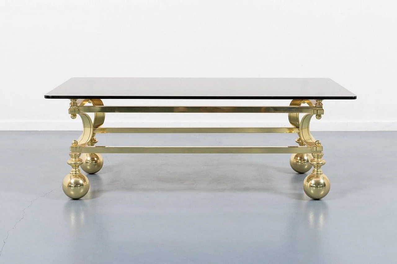 Coffee table in steel and smoked glass by Marzio Cecchi, 1970s 2