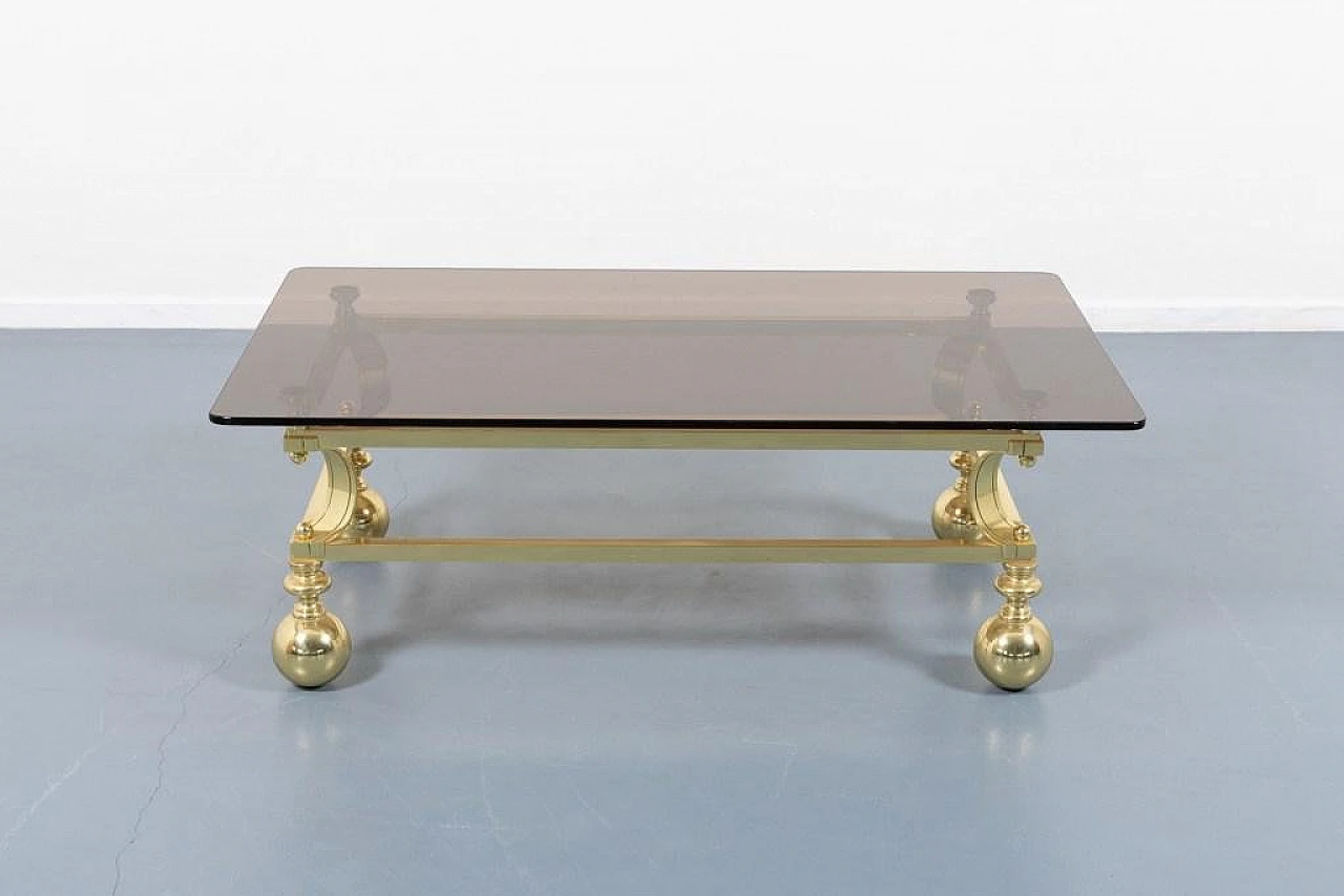 Coffee table in steel and smoked glass by Marzio Cecchi, 1970s 3