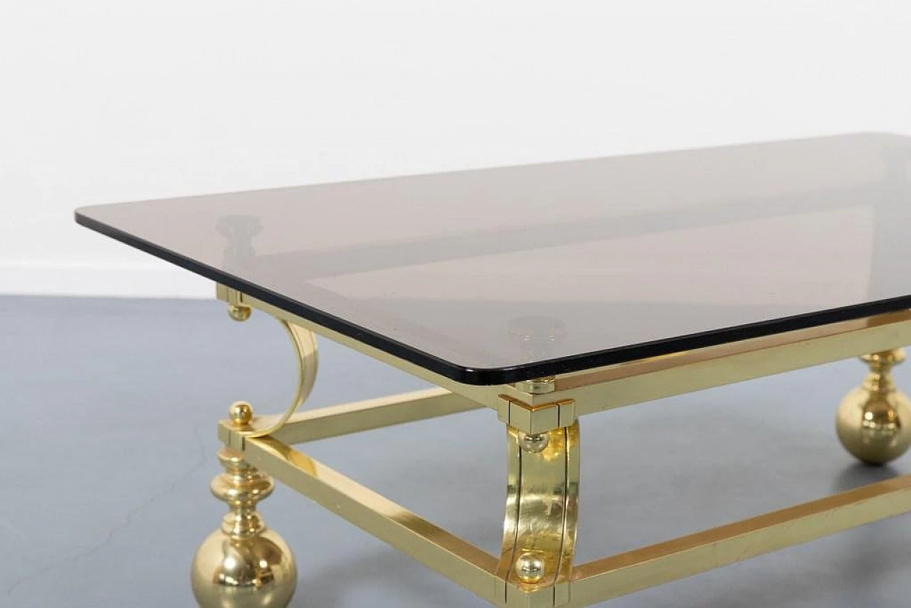 Coffee table in steel and smoked glass by Marzio Cecchi, 1970s 5