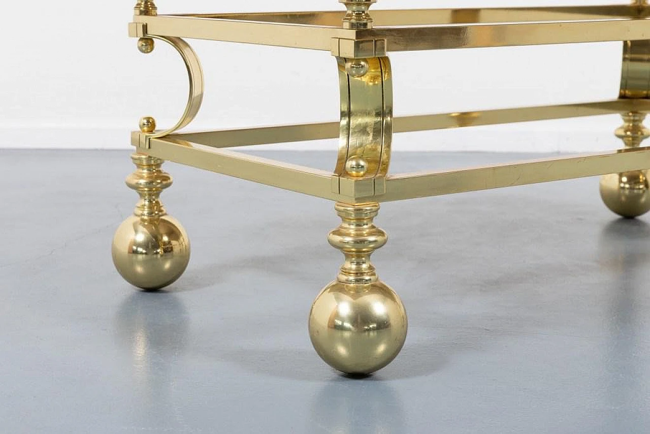 Coffee table in steel and smoked glass by Marzio Cecchi, 1970s 6