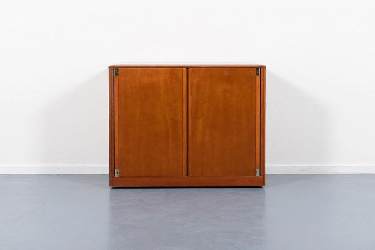 Walnut sideboard with mirror by Gigi Radice, 1980s 7