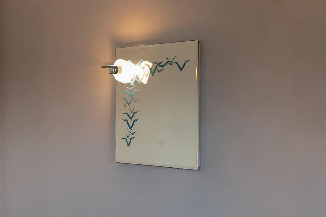 Wall mirror by Linea Arte, 1960s 2