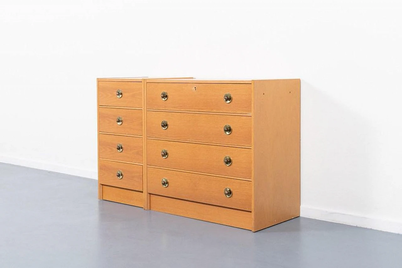 Modern Scandinavian Chest of Drawers, 1960s, Set of 2 6