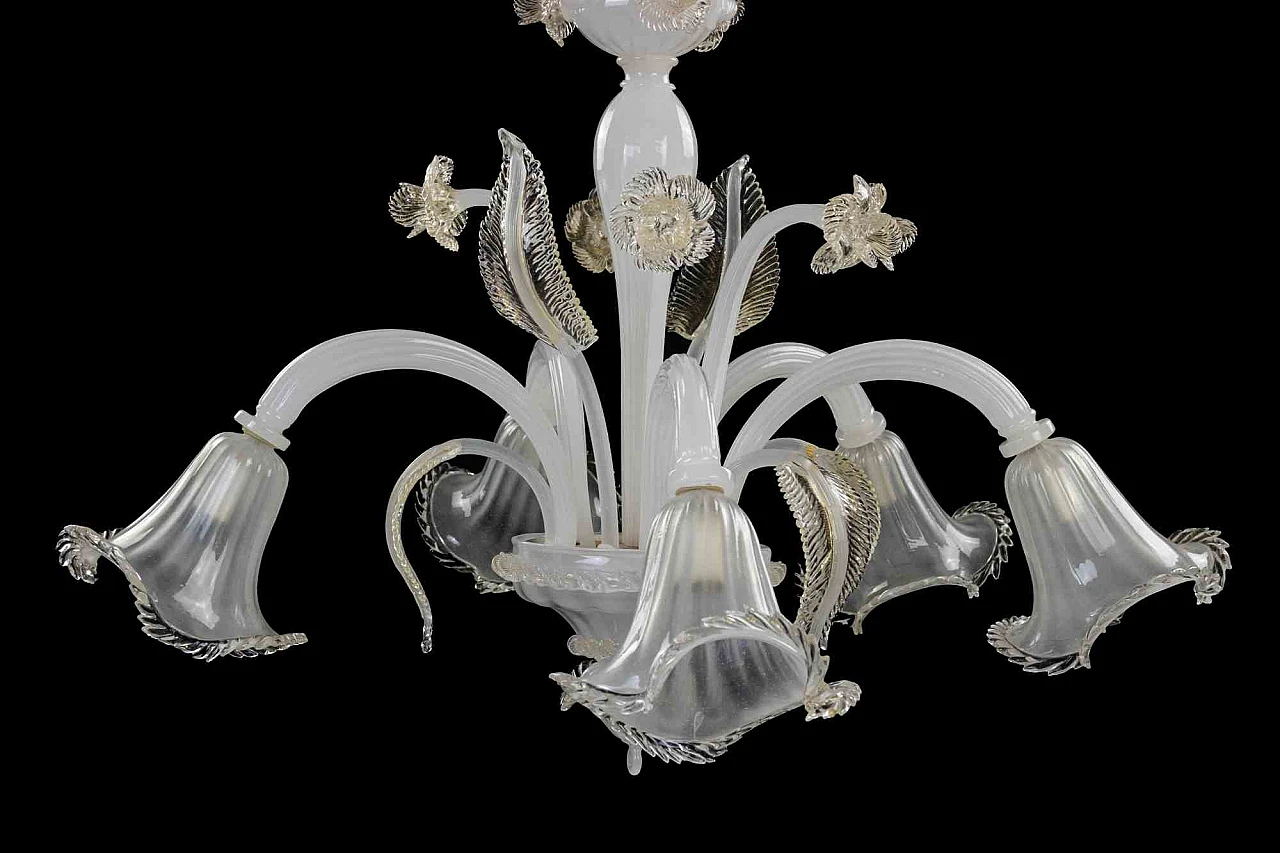 Murano Glass Chandelier 2000s 2