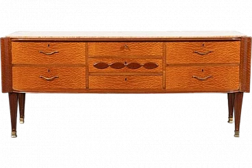 Chest of drawers with marble top by Arredamenti Falcieri, 1950s