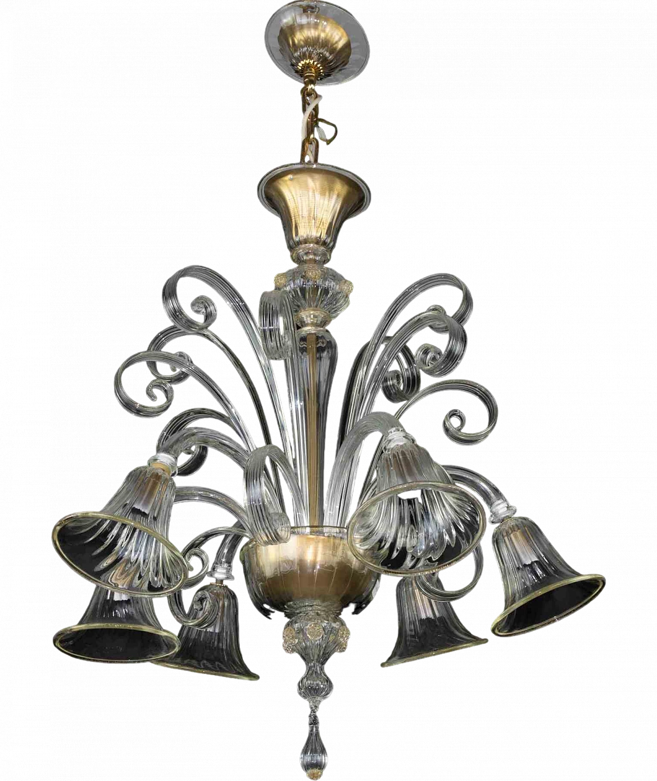 Vintage Murano Chandelier 2000s 6