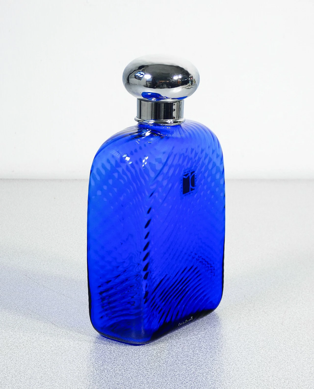 Blown Murano glass bottle by Carlo Moretti, 1970s 3